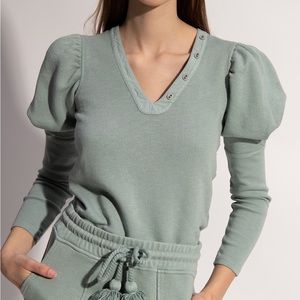 Ulla Johnson Jude Sweatshirt in Sage – Size S